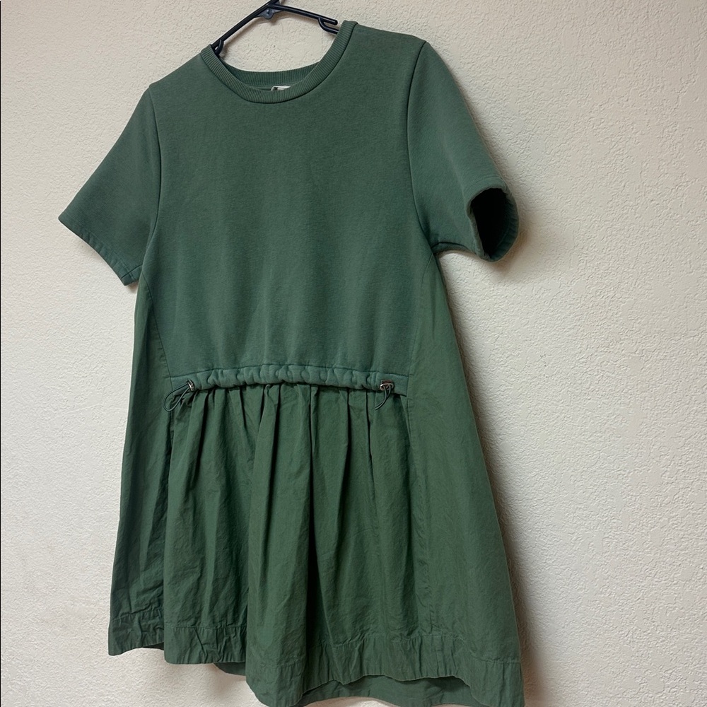 Anthropologie Olive Green Mini Dress - Picture 5 of 5